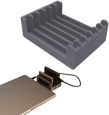 Samsung SSD T5 T7 T9 Organizer Stand Vertical Gray