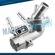 Engine Coolant Thermostat Assembly For Chevy Equinox GMC Terrain 2.4L 2010-2017