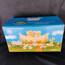 ENESCO PRECIOUS MOMENTS NOAH'S ARK NIGHT LIGHT SET EXCELLENT Missing Noah  Wife