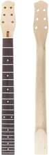 22 Fret Guitar Neck Rosewood Fretboard White Trapezoid Dots Inlay for LP Parts