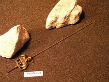 Reiterpendel 28 cm Zaanse Clock Pendulum Schippertje Friesenuhr Haken Öse Nr.04