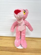 Vintage 1998 United Artist Pink Panther Plush - with Stand - LOOK