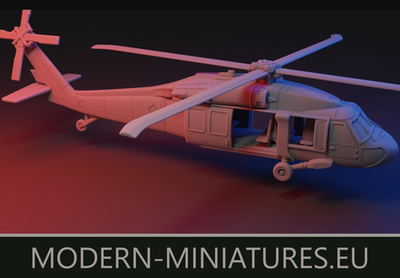 #ad Modern Miniatures Black Hawk Helicopter Transport Spectre Operations Zona Alfa $55.99