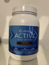 Optavia Active Whey Protein Chocolate Powder Drink Mix 30 Servings 24g Protein