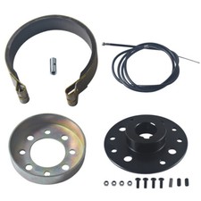 Rear 4"Drum Brake Band Pin Cable Steel Sprocket Brake Hub For Predator 196/212cc