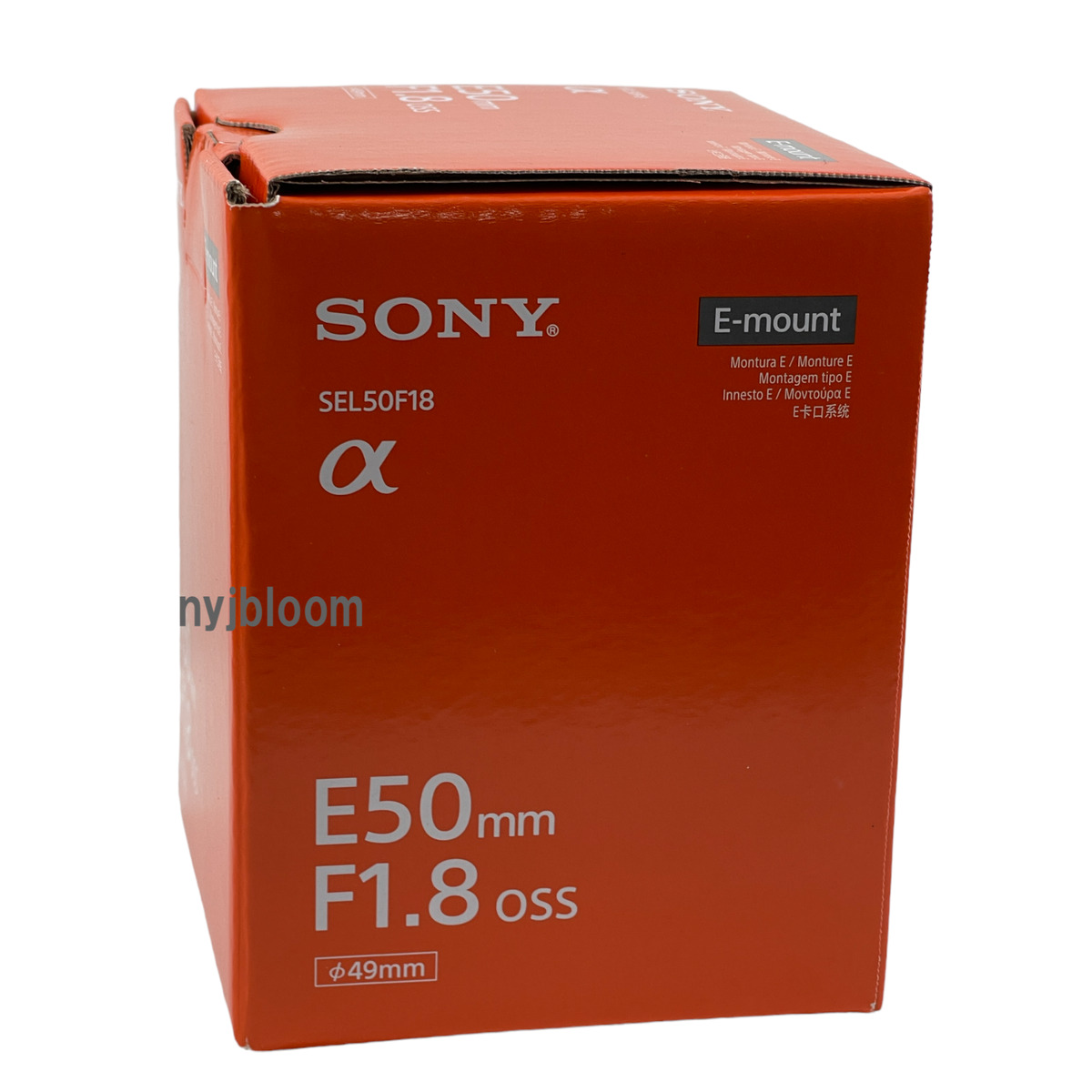 Lente Sony E 50mm f/1.8 OSS –