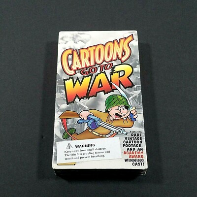 Cartoons Go to War (VHS, 1995) A&E Network Home Video BRAND NEW SEALED