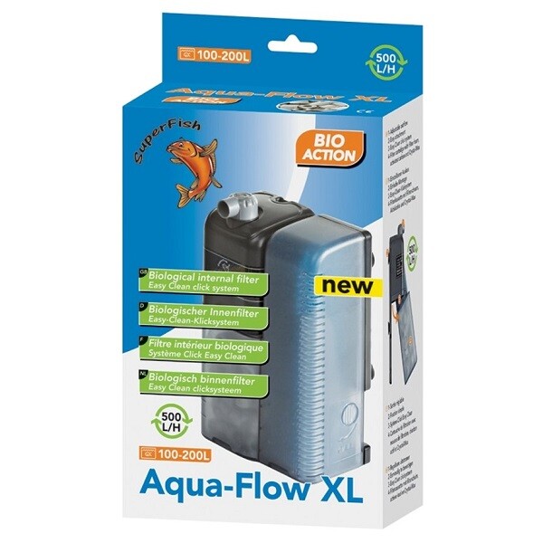 Superfish Aqua-Flow 300 Innenfilter - Kompakter Aquariumfilter Für 150-300 Liter Becken