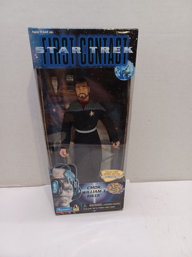 Star Trek Collector Series First Contact CMDR William T. Riker 9" Action Figure - Bild 1 von 6