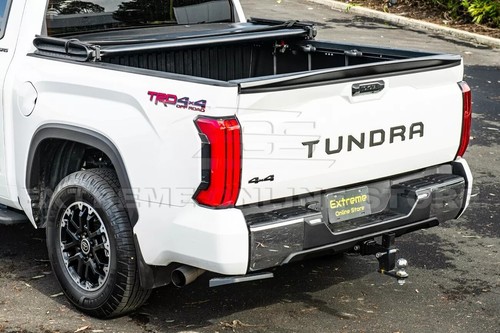 For 22-Up Toyota Tundra Street Series MATTE BLACK Rear Tailgate Wing Spoiler - Picture 6 of 14