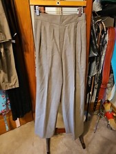 Christian Dior Vintage Wool Pant Waist 26 Inches Small Tan Beige