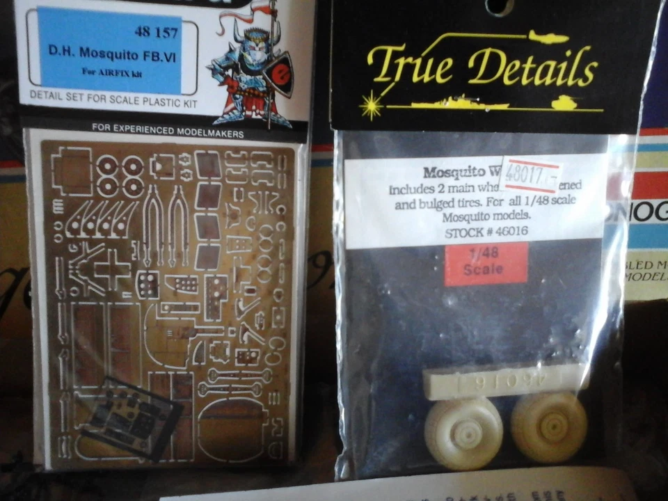 MOSQUITO BOMBER N.14 HERITAGE EDITION 1/48 SCALE MONOGRAM+PHOTOETCHED+RESIN PART - Immagine 3 di 4