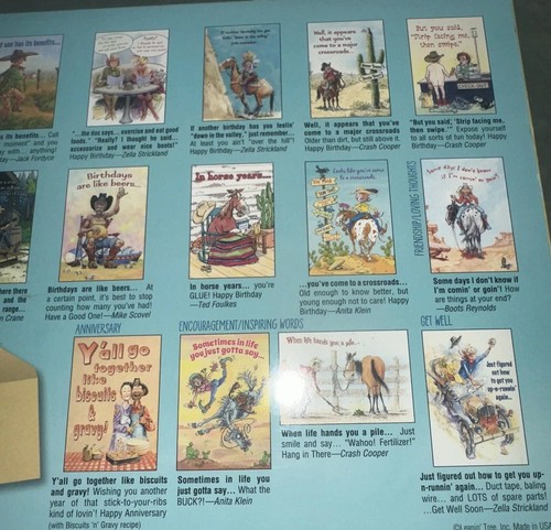 Western Chuckles, Greeting Cards Assortment Box, 20 Assorted Cards with Envelope - Picture 4 of 8