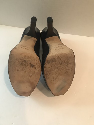 Fendi Fendista Platform LOGO FF Black Pump Shoes Seen on celebs Sz 36.5EUR 5.5US - Picture 11 of 12