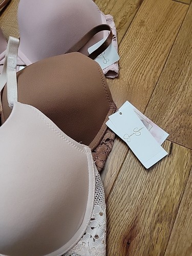 3 PACK JESSICA SIMPSON UNDERWIRE FULL FIGURE PUSH UP BRA SET. SZ 38C - Picture 2 of 9