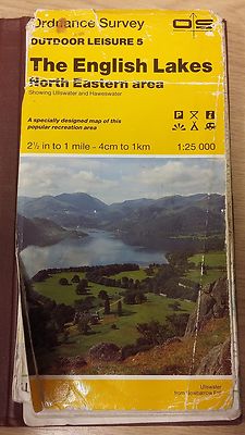 The English Lakes: North East Region: Ordnance Survey Map