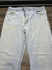 Vintage Levis 505 Jeans Mens 36x30 Made In USA Straight Regular Fit Tag 36x32