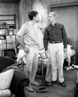Bob Denver and Dwayne Hickman in THE MANY LOVES OF DOBIE GILLI- 1959 Old Photo
