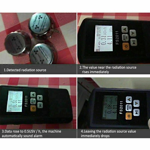 FS2011 Real-time Geiger Counter β γ χ Nuclear Radiation Detector Test Dosim K1Z3 - Bild 5 von 12