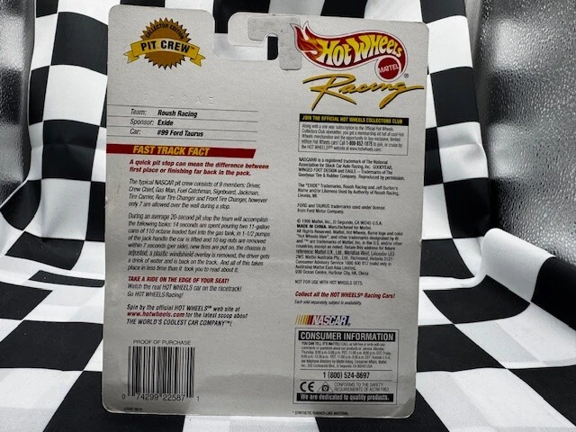 风火轮 Pro Racing Pit Crew #99 Jeff Burton Exide 1/64 比例 — 第 4/4 张图片