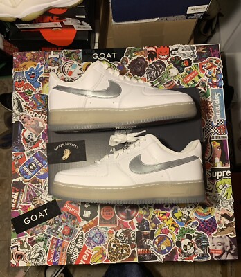 Supreme Af1 Goat Nike Air Force Black Supreme Box Logo CU9225-001