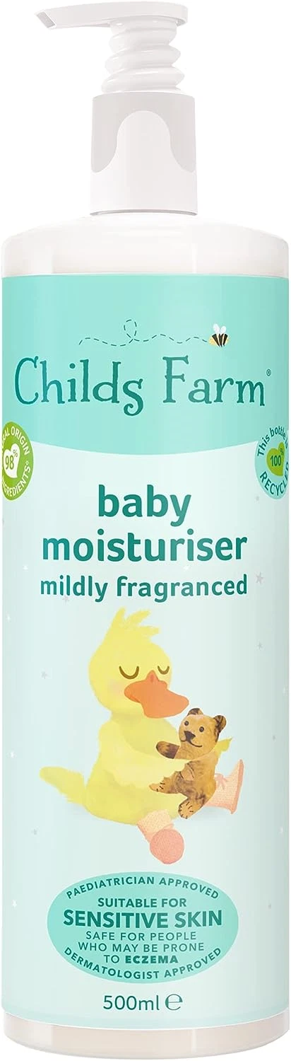 Product Image for Childs Farm Baby Moisturiser Mildly Fragranced, Suitable for Newborn and Upwards