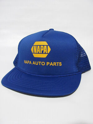 #ad vintage NAPA AUTO PARTS MESH SNAPBACK 80s New NWOT Trucker Hat Racing Retro Cap $3.99