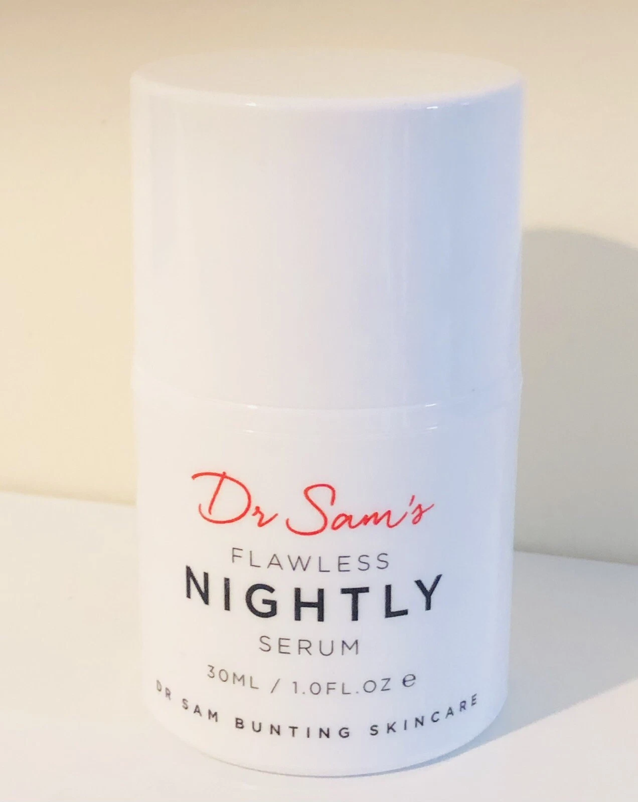 Dr Sam’s Flawless Nightly Face Facial Serum Night Treatment 30ml By Dr Bunting