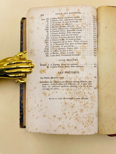 Œuvres d'Horace - Tome I & II - M. Patin - 1866 - Foto 15 di 15