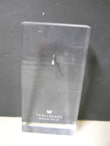 Trollbeads Clear Acrylic Retail Store Display w/ Peg Bracelet Necklace Beads