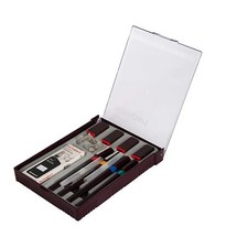 Isomars Fineliner Technical Drawing Waterproof Drawing Pens and Ink Set of 8