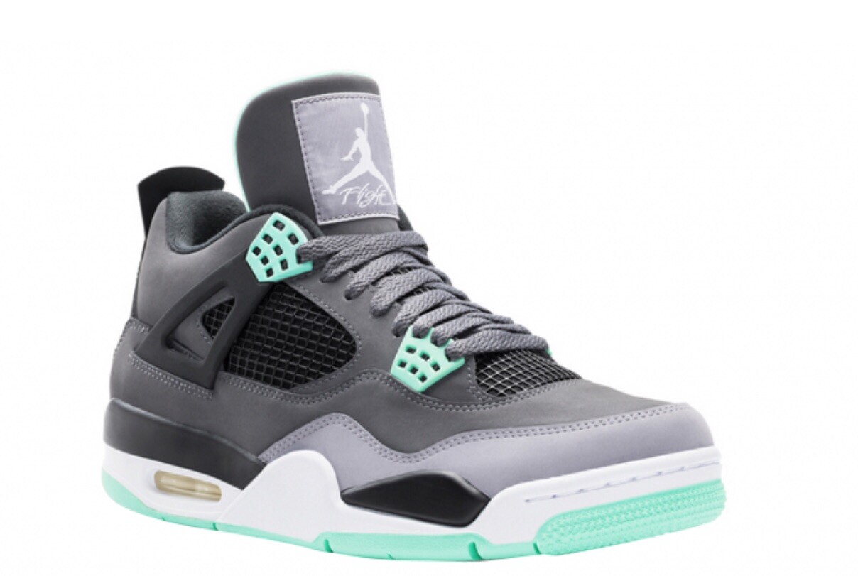 NIKE AIR JORDAN 4 RETRO GREEN GLOW | eBay
