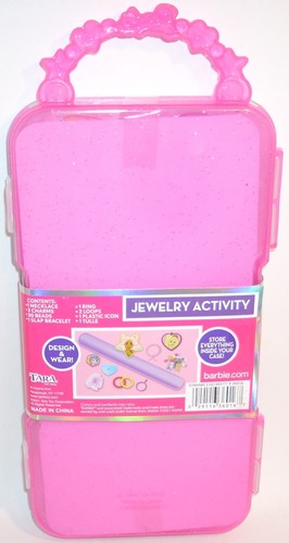 Barbie JEWERLY ACTIVITY SET Brandneu Halskette Charms Armband Ring Perlen Basteln - Bild 2 von 2