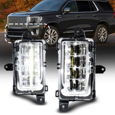 Pair Led Fog Light For Gmc Yukon Yukon Xl 2021 2022 2023 Front Bumper Fog Lamp