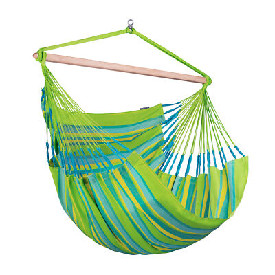 Hängesessel Lounger Domingo Lime - Wetterbeständiger Hängestuhl Kingsize LA SIES