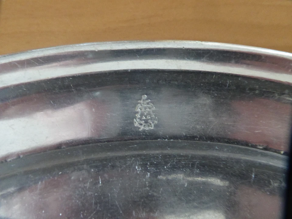 HAPAG AG - Bordgeschirr: Servierplatte - 1910 - versilbert - Bild 2 von 4