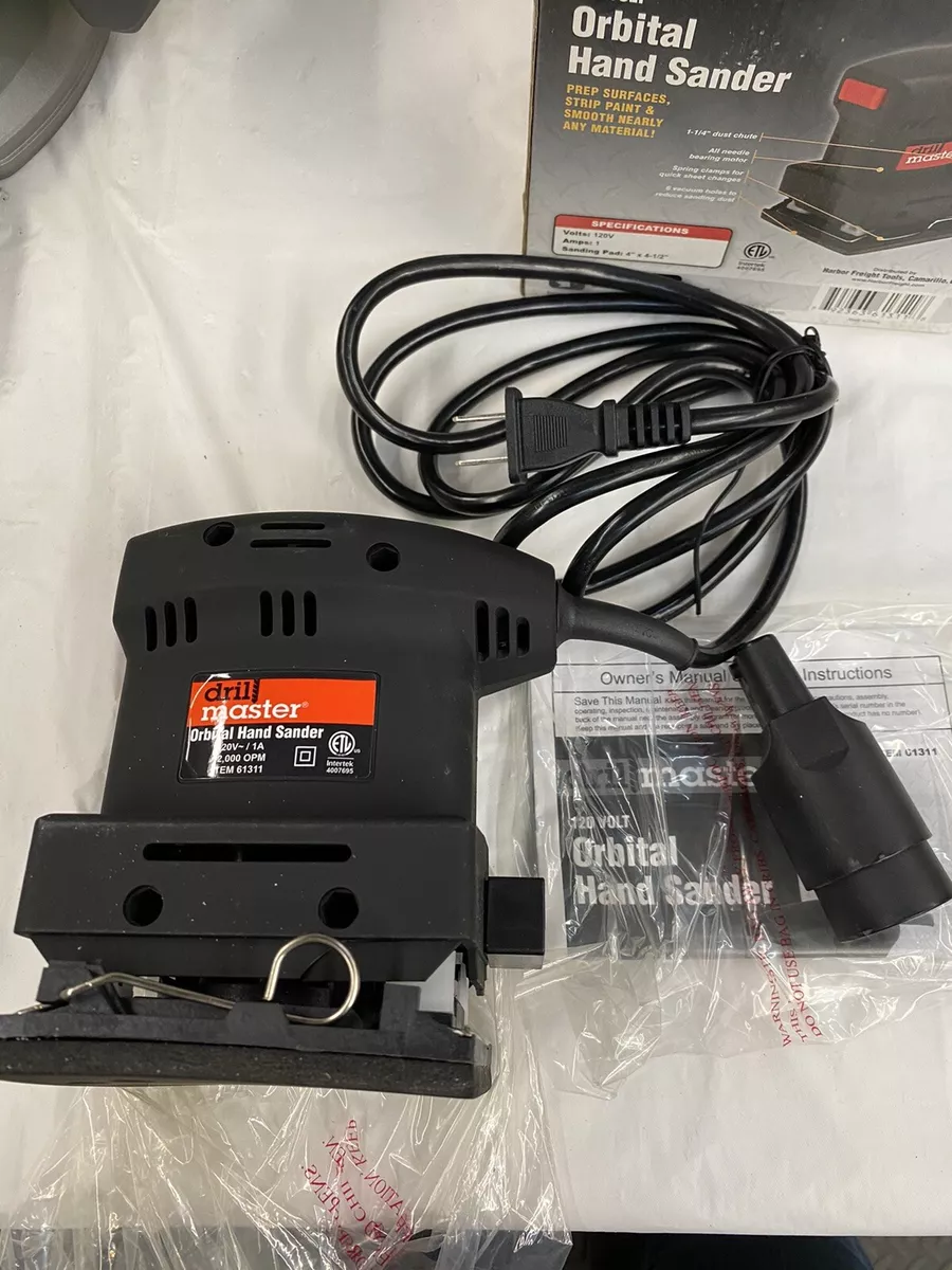 Drill master palm sander deals