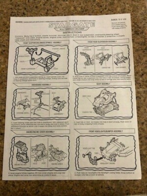 STAR GATE CRUISER INSTRUCTIONS | eBay