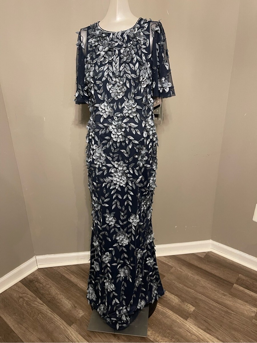 theia beaded petal dress THEIA - 8818857
