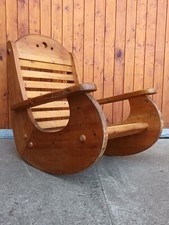 Schaukelstuhl WASA 1985 Vintage Sessel 80er Retro Rocking Chair Postmodern
