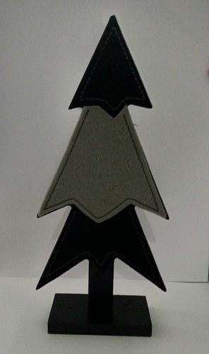 "Árbol de Navidad Target Hyde and Eek Boutique fieltro de madera negro Halloween 8,5""" - Imagen 2 de 10