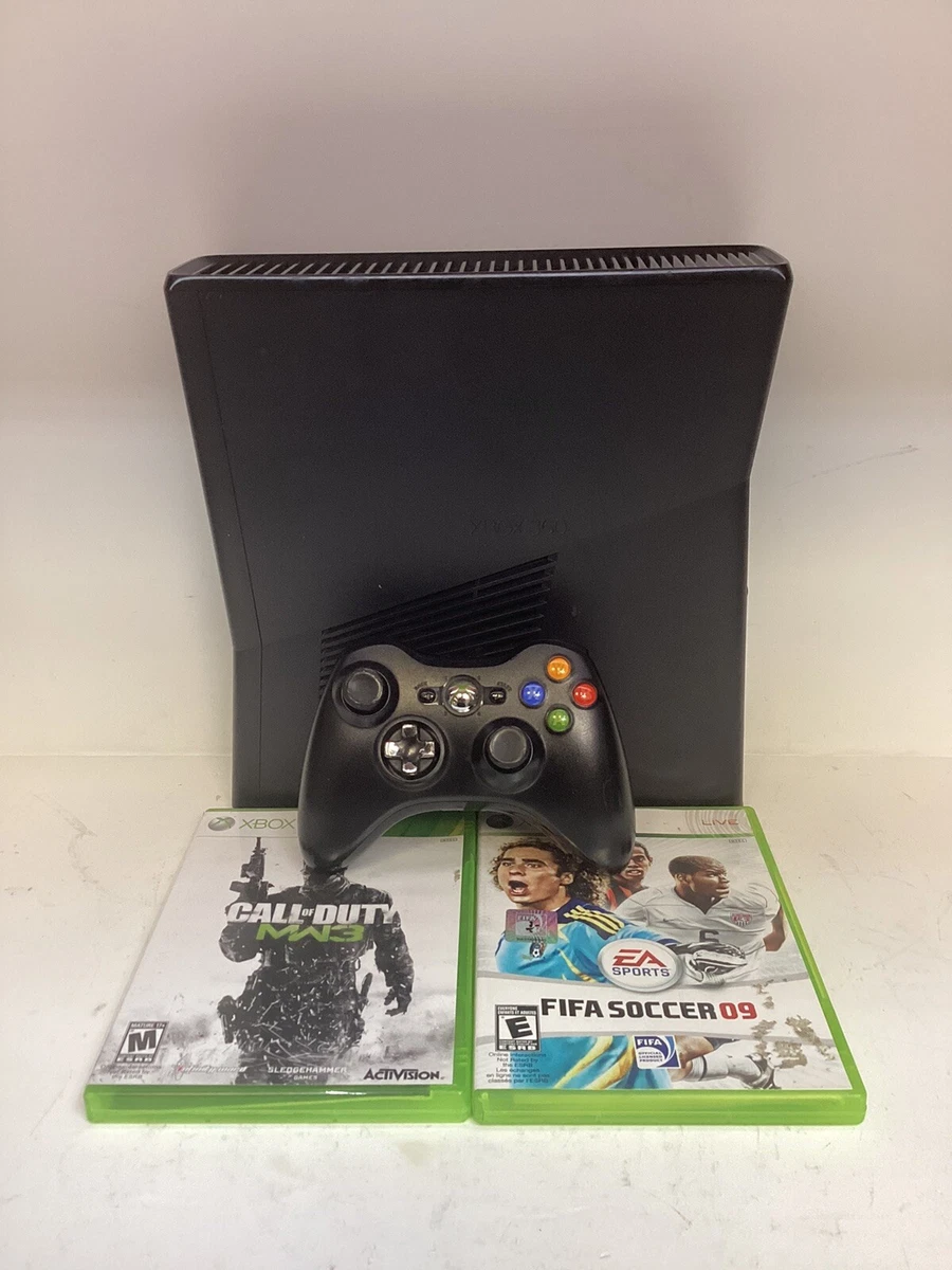 Xbox 360 S Console Model 1439 W/Controller & Cords - FREE SHIPPING