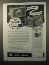 1945 Bell  Howell Filmo Auto Load Movie Camera Ad