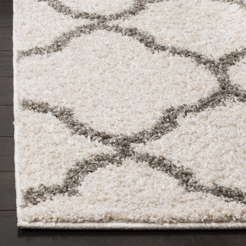 SAFAVIEH New York Shag Collection SG168B Ivory / Grey Rug - Picture 6 of 10