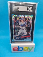 2020 Panini Donruss #R8 Gavin Lux SGC 10 The Rookies Silver /349 RC Graded GEM