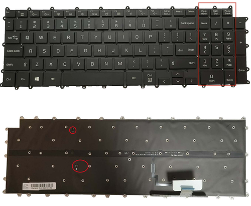 New For LG 17Z90P 17Z90P-G 17Z90P-K 17Z90P-N English US backlit keyboard black - Photo 2/4