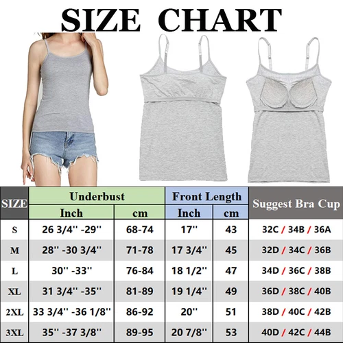 Damen Tunika Cami integrierter BH ärmellos fließend Swing Plissee Tank Top Übergröße - Bild 52 von 58