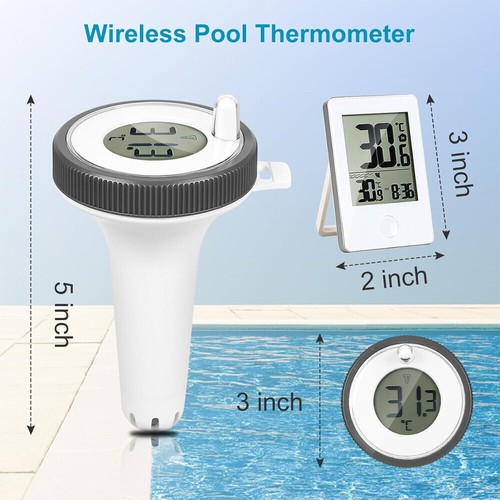 Infactory Digitales Teich- & Pool-Thermometer, Funk-Empfänger, Farb-LCD, IP67 - Bild 10 von 22