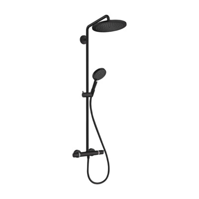 Hansgrohe Showerpipe CromaS280 Duschsystem Thermostat EcoSmart schwarz 26891670
