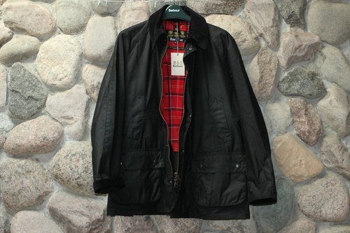 barbour ashby black wax jacket